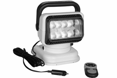 Larson Electronics - 48W LED Remote Control Spotlight - 12-24V DC - 4320  Lumens - Wireless Remote - Magnetic or Permanent Mount Capable