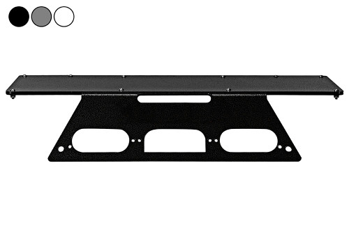 Larson Electronics 2017 Ford F150 Aluminum Body Truck  No Drill 24"x12" Magnetic Mounting Plate for Magnetic Spotlights
