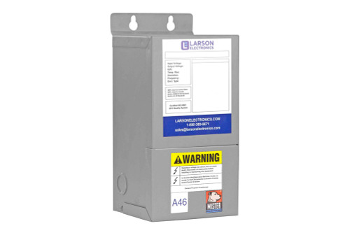 Larson Electronics 1 Phase Buck & Boost Step-Down Transformer - 240V Primary - 208V Secondary at 70.8 Amps - 50/60Hz