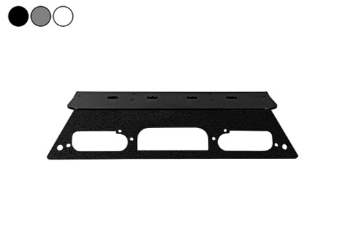 Larson Electronics 2017 Ford F150 No Drill Antenna Permanent Mounting Plate - 3rd Brake Light High Mount