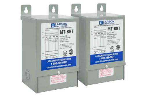 Larson Electronics 3-Phase Buck/Boost Step-Down Transformer - 250V Primary - 208V Secondary - 25.04 Amps - 50/60Hz