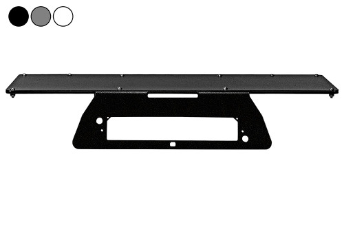 Larson Electronics 2014 Ford F150 No Drill Mounting Plate - 3rd LED Brake Light High Mount - Magnetic Plate - 24" x 8"