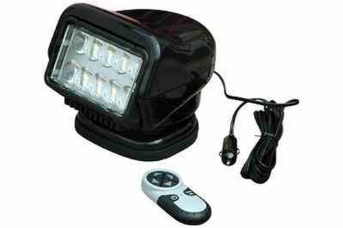 Larson Electronics LED Golight Stryker Wireless Remote Control Spotlight - Handheld Remote - Magnetic Mount - Black