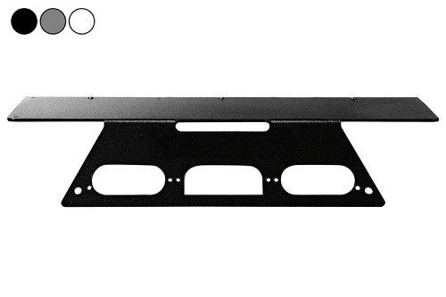 Larson Electronics 2017 Ford F450 Super Duty Aluminum Truck Permanent No Drill Mounting Plate for Spotlights