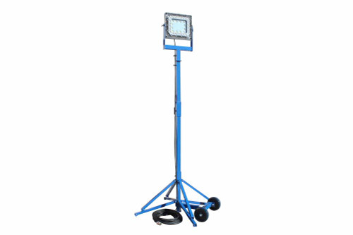 Larson Electronics *RENTAL* 150 Watt Explosion Proof LED Light Tower - Quadpod Mount - C1D1 - 100 foot Cord w/ EXP Plug