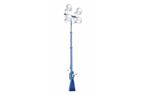 Larson Electronics 4000W Metal Halide 3 Stage Light Tower - Hydraulic Mast - 12'-30' - (4) MH Lamps