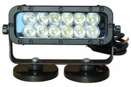 Larson Electronics Infrared LED Light Bar w/ Magnetic Base - Trunnion Bracket - Extreme Environment - 550'L X 70'W Spot