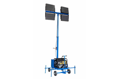 Larson Electronics *RENTAL*2000 Watt Non-Towable Mini LED Light Tower w/Gas Generator -Four 500 Watt LED - 240000 lumen