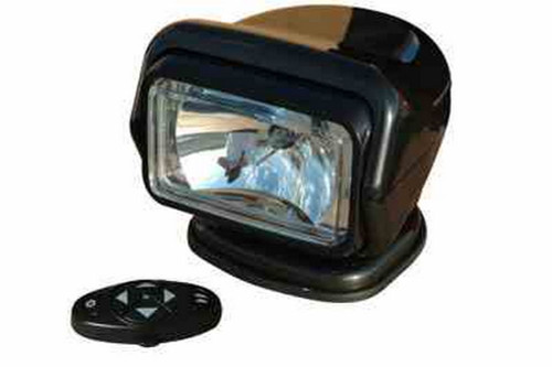 Larson Electronics HID Golight Stryker - 35 Watts - 3000 Lumen - Wireless Dash Mount Remote - Black - Spot Beam