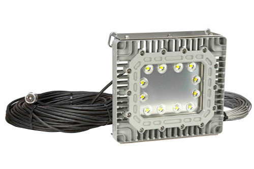 Larson Electronics C1D1 Explosion Proof 150 Watt Suspended LED Light Fixture - 200ft Cord - Safety Cable Mount