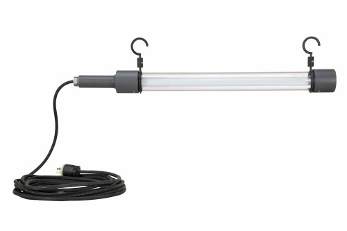 Larson Electronics 14 Watt LED Drop Light/Task Light with Hanging Hooks - 25' Cord - 3' Tube - LED Shelter Light