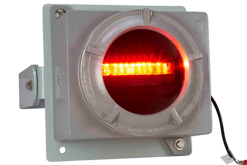 Larson Electronics 27W Explosion Proof Forklift LED Zone Light - Pedestrian Safety - Red - 10-100V DC - ATEX/IECEX