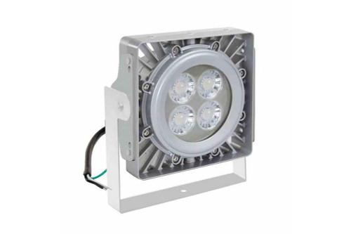 Larson Electronics 50W Explosion Proof Trunnion Mount Compact LED Flood Light - C1D2, C2D1 - Paint Spray Booth Approved