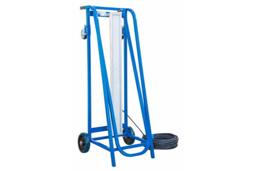Larson Electronics 160W LED Light Fixture w/ Portable Dolly Cart - 19200 Lumens - 100' 16/3 SOOW w/ Gen. Area Cord Cap