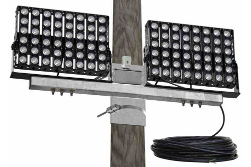 Larson Electronics 960W High Intensity Utility Pole Mount LED Light - Day/Night Sensor - IP67 Waterproof - 100ft Cord