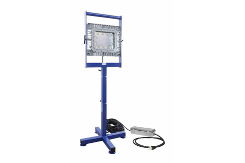 Larson Electronics 150W Explosion Proof LED Light - 5' Tall Base Stand Mount - 22" Stand - C1D1&2 - Inline Transformer
