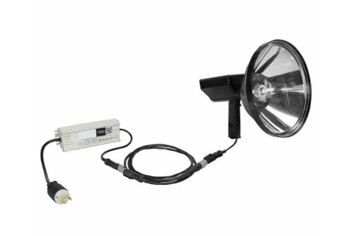 Larson Electronics 80W HID Handheld Spotlight - 10" Lens - 45 Million CP - 7200 Lumens - Spot / Flood Combo - 110V