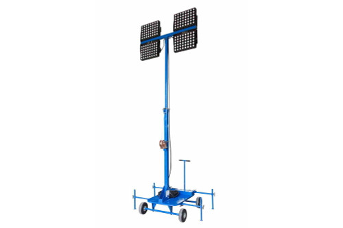 Larson Electronics *RENTAL* 2000 Watt Non-Towable Mini LED Light Tower with Wheels - Four 500 Watt LED- 240,000 Lumens