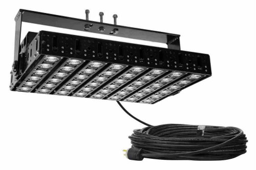 Larson Electronics 480W High Bay LED Light - 60,000 Lumens - 120-277VAC - Stainless Steel Brackets - 50' SOOW Cord