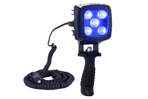 Larson Electronics 25W Blue LED Handheld Hunting Spotlight - 2250 Lumens - Durable Construction - IP67