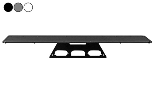 Larson Electronics 2024 Ford F150 No Drill Rooftop Mounting Bracket - 50" x 12" 3rd LED Brake Light Magnetic Plate