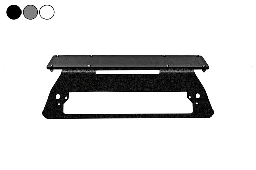 Larson Electronics 2009 Chevrolet Silverado 4500 No-Drill Rooftop Mounting Bracket - 16" x 8" LED 3rd Brake Light Magnetic Plate