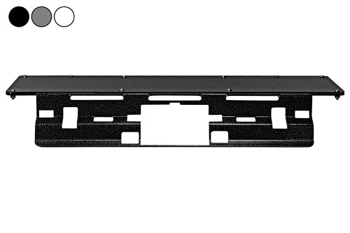 Larson Electronics 2021 Chevrolet Silverado 4500 HD No-Drill Rooftop Mounting Bracket - 24" x 12" LED 3rd Brake Light Magnetic Plate