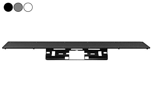 Larson Electronics 2020 Chevrolet Silverado 4500 HD No-Drill Rooftop Mounting Bracket - 50" x 12" LED 3rd Brake Light Magnetic Plate