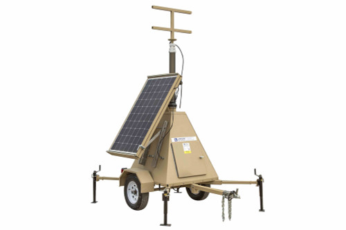 Larson Electronics 600 Watt Solar Power Generator with Light Tower Mast - T-Head Mounting Bracket Included