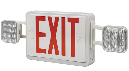 ETi Lighting EM-ELC-R Emergency Light/Exit Sign Combo