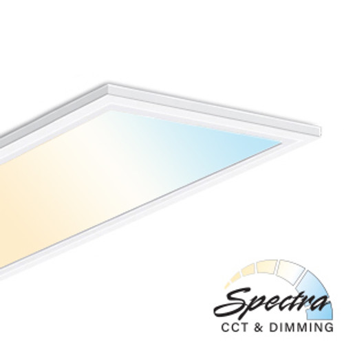 Lighting and Supplies LS-55404 LED 1 X 4 Spectra Panel- 40W/30-50K Cct/4240 Lumens- 100-277V/Dimm