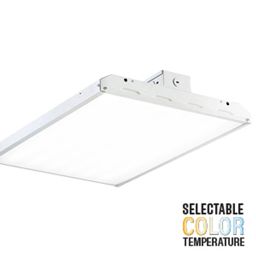 Lighting and Supplies LS-55508 LED 2Ft Tone-Select Flat High Bay 210W/40-50K/Fr Lens/V-Hooks And Chain/Dimm