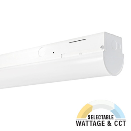 Lighting and Supplies LS-55610-8WEM LED 4Ft Spec-Select Designer Strip- 18/25/30W/35-50K/120-277V/Dimm/8W Em Battery/