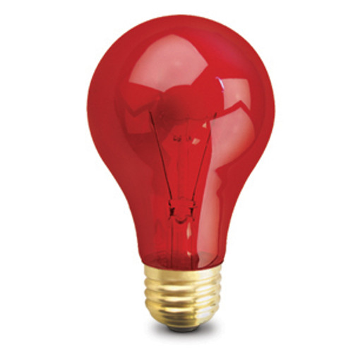 Lighting and Supplies LS-80656 75A19/Trans Red Pet