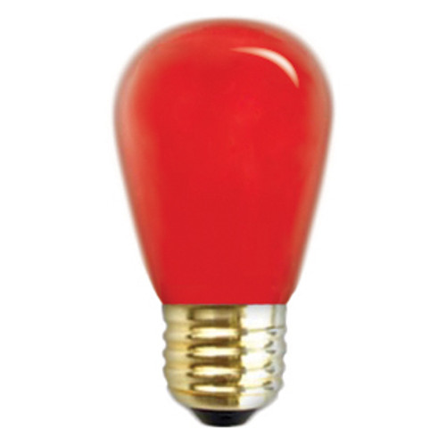 Lighting and Supplies LS-81573 11S14/Ceramic Red