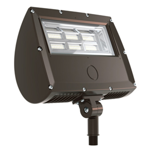 Lighting and Supplies LS-84138 LED 70W Flood Light- 1/2In Knuckle/40K 120-277V/V2/Bronze