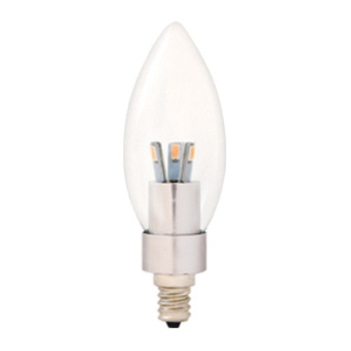 Lighting and Supplies LS-90780 Lighting and Supplies LS-90780 LED 3W Tear Drop/Cl/Cand-