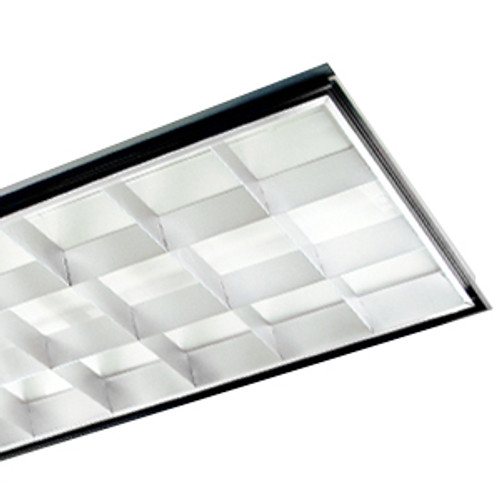 Lighting and Supplies LS-5-5650 Lighting and Supplies LS-5-5650 LED 2 X 4, 18 Cell PARabolic 3 T8- LED Ready Fixture De