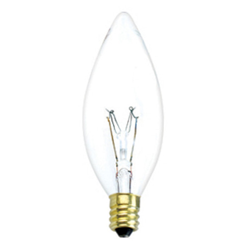 Lighting and Supplies LS-8-1393 Lighting and Supplies LS-8-1393 60Tear Drop/Clear/Cand - NT20C Incandescent