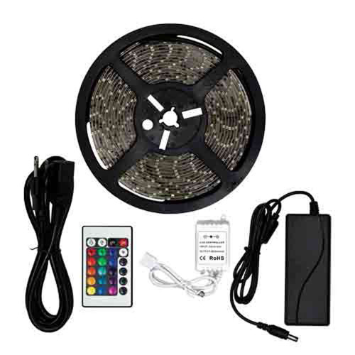 Heise LED Lighting H-RGB5MRK2 RGB 5050 LED Strip Kit - 5 Meter