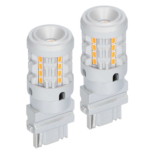 Heise LED Lighting HE-C3156A 3156 Amber Bulbs with Integrated Internal CANBUS System - 2-