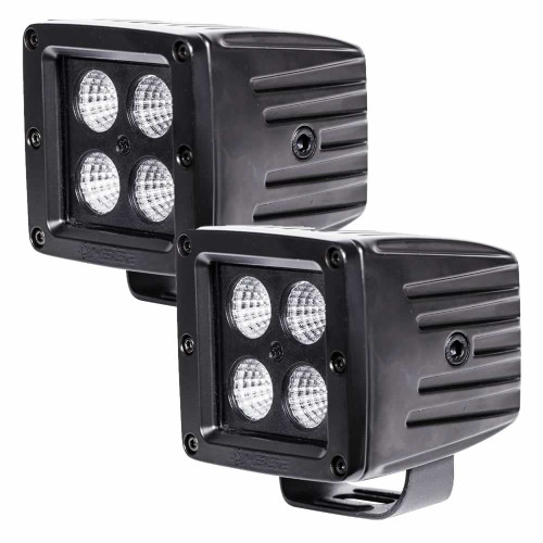 Heise LED Lighting HE-BCL22PK Cube Blackout Flood Light- 3 Inch, 4 LED, 2-Pack