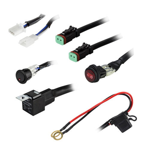 Heise LED Lighting HE-DLWH1 Wiring Harness and Switch Kit - 2 Lamp