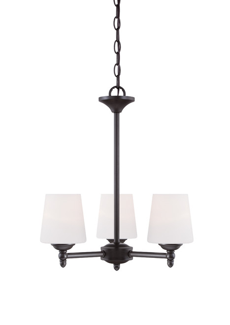 Designers Fountain Pro Plus 15006-3-34 Darcy 3 Light Chandelier