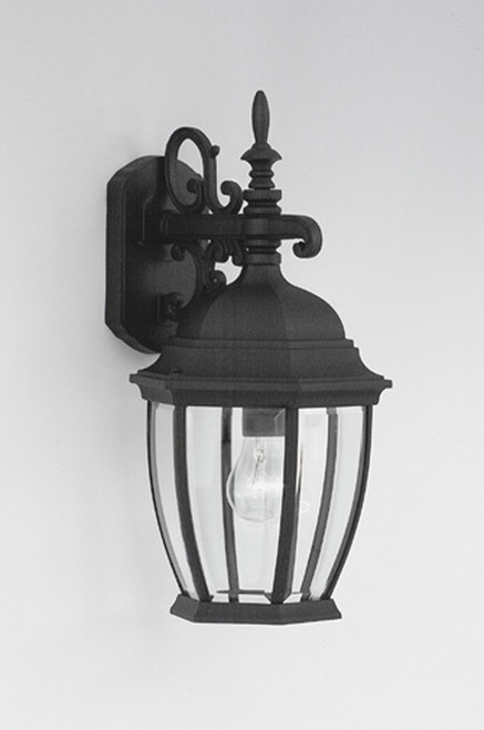 Designers Fountain Pro Plus 2431-BK Tiverton 9" Wall Lantern