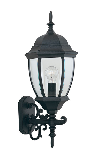 Designers Fountain Pro Plus 2432-BK Tiverton 9" Wall Lantern