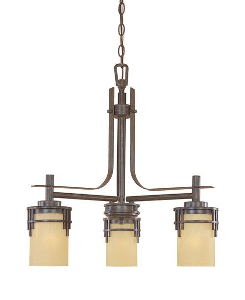 Designers Fountain Pro Plus 82183-WM Mission Ridge 3 Light Down Chandelier