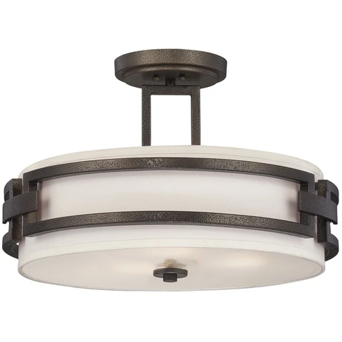 83811-FBZ - Del Ray Semi-Flush - Designers Fountain Pro Plus