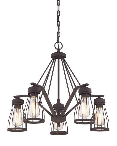 Designers Fountain Pro Plus 86885-BZ Brooklyn 5 Light Chandelier