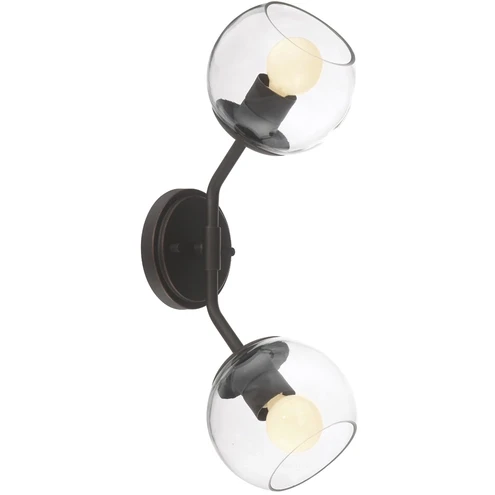 91202-SB - Meridian 2 Light Wall Sconce - Designers Fountain Pro Plus